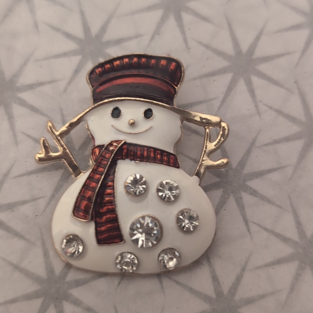 Snowman Pin - Picture 2 of 6